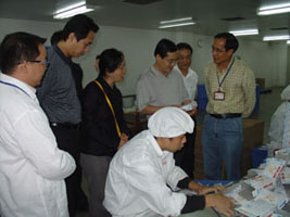 省領(lǐng)導(dǎo)、市領(lǐng)導(dǎo)來(lái)我司進(jìn)行視察、指導(dǎo)