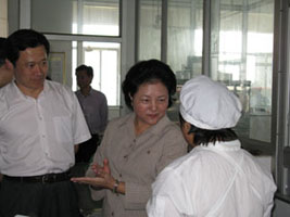 省領(lǐng)導(dǎo)、市領(lǐng)導(dǎo)來我司進行視察、指導(dǎo)